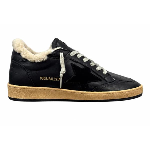 Мужские кеды GOLDEN GOOSE WINTER BALL STAR IN BLACK NAPPA WITH SUEDE STAR AND HELL TAB цена 28 297 ₽ фото и описание в каталоге сайта goldengoose.moscow