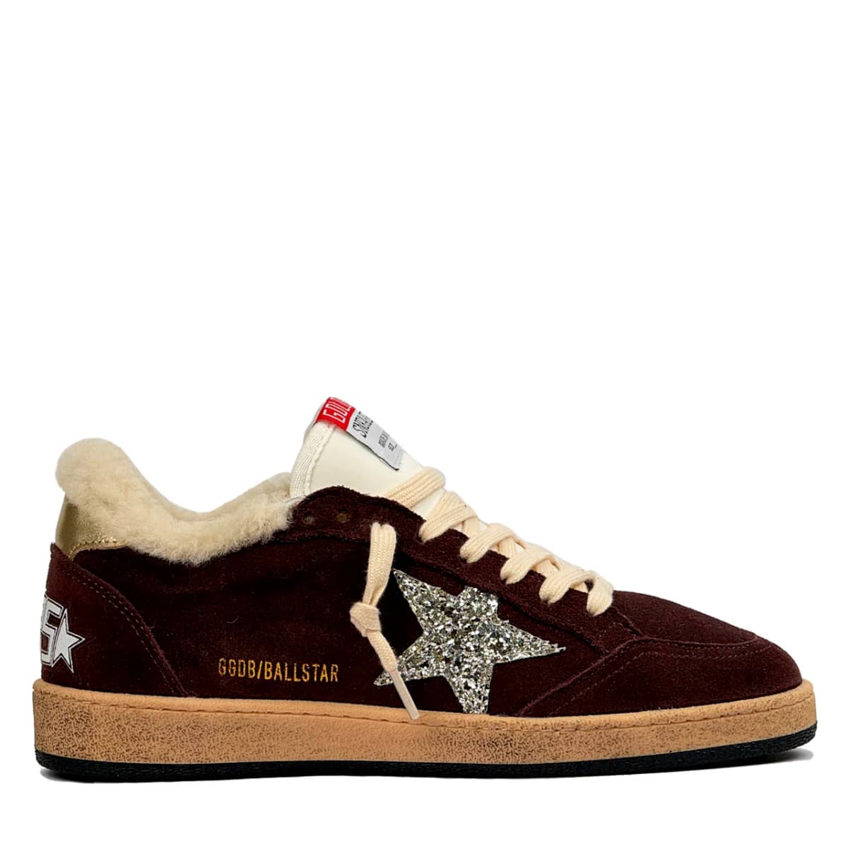 Женские кеды Ball-Star Winter Brown Shearling With Silver Glitter Star цена 28 016 ₽ фото и описание в каталоге сайта goldengoose.moscow