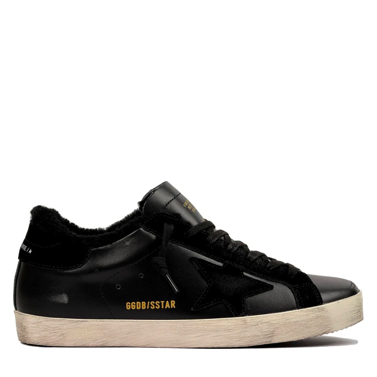 Мужские кеды Super-Star Mens Winter Black Nappa With Shearling цена 28 481 ₽ фото и описание в каталоге сайта goldengoose.moscow