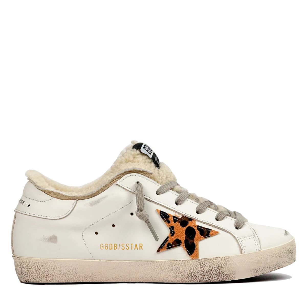 Женские кеды Super-Star Winter White Shearling Leopard Print Pony цена 28 411 ₽ фото и описание в каталоге сайта goldengoose.moscow