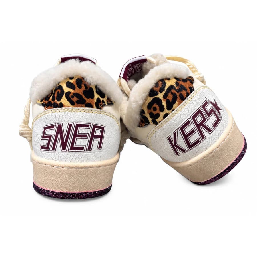Женские кеды GOLDEN GOOSE WINTER BALL STAR VCE WITH LEOPARD PRINT PONY SKIN STAR цена 28 417 ₽ фото и описание в каталоге сайта goldengoose.moscow, фото 3