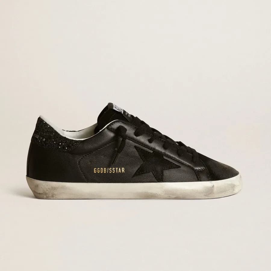 Женские кеды Golden Goose Super Star / Black nappa / Черные 2024 цена 24 554 ₽ фото и описание в каталоге сайта goldengoose.moscow