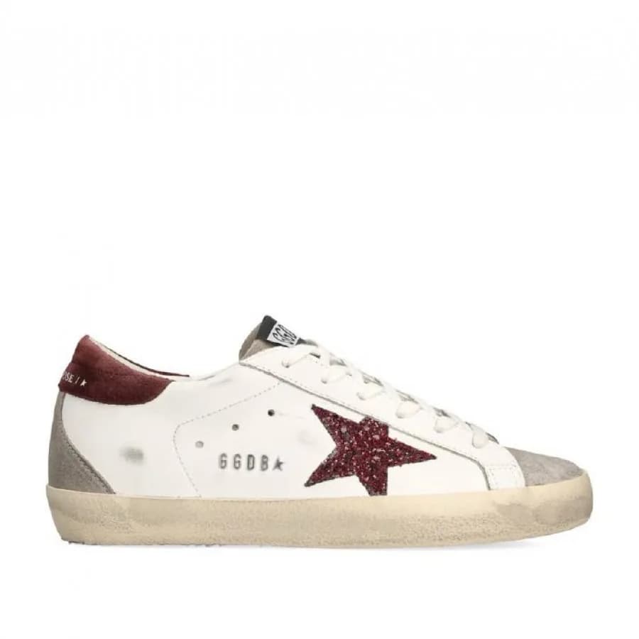 Женские кеды Golden Goose Super Star / Бордо звезда / бордо пятка цена 24 519 ₽ фото и описание в каталоге сайта goldengoose.moscow