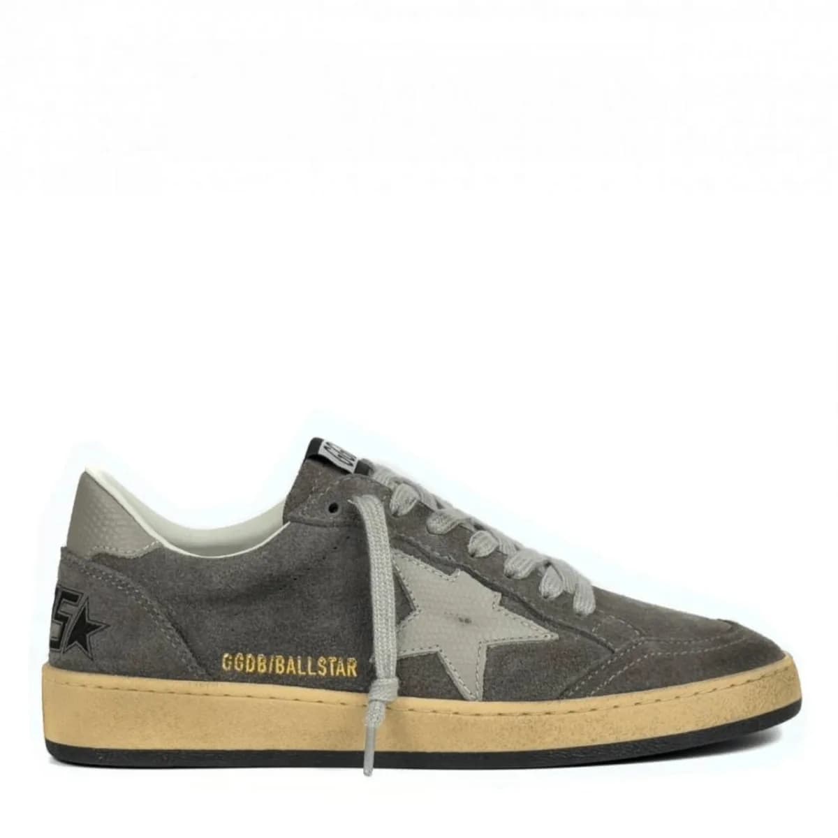Мужские кеды Golden Goose Ball-Star / Ball Star Men’s Grey Cream цена 24 707 ₽ фото и описание в каталоге сайта goldengoose.moscow