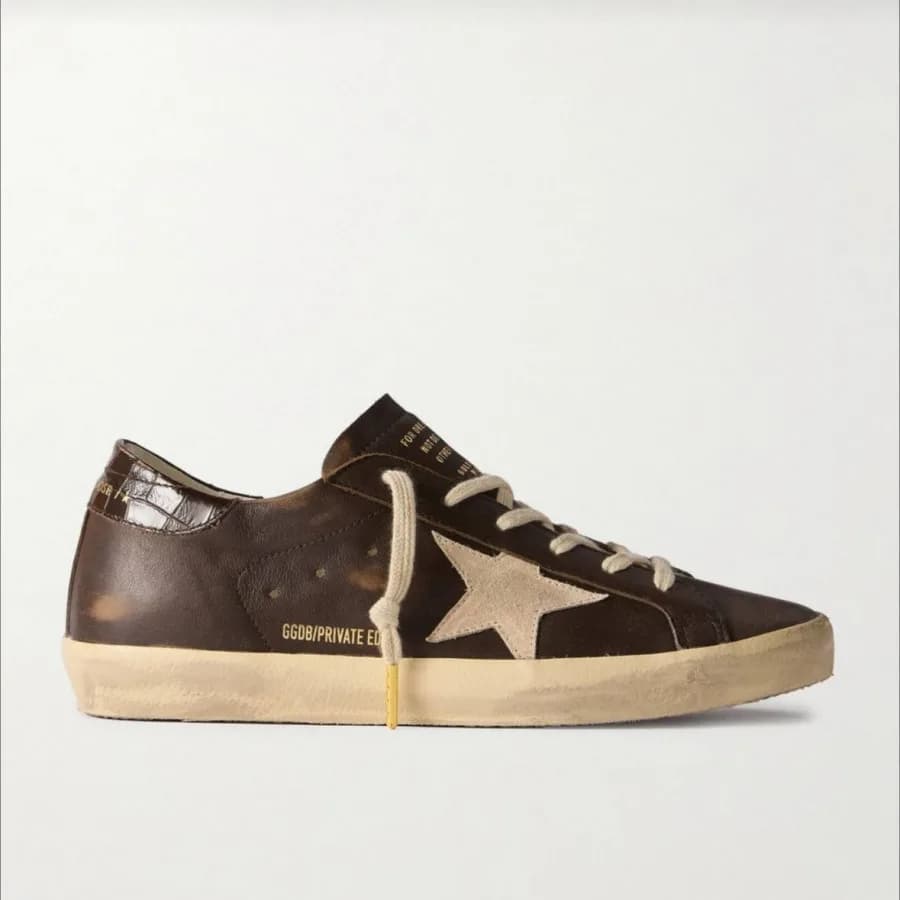Женские кеды Golden Goose Super Star / Brown croco-print / Браун цена 24 715 ₽ фото и описание в каталоге сайта goldengoose.moscow
