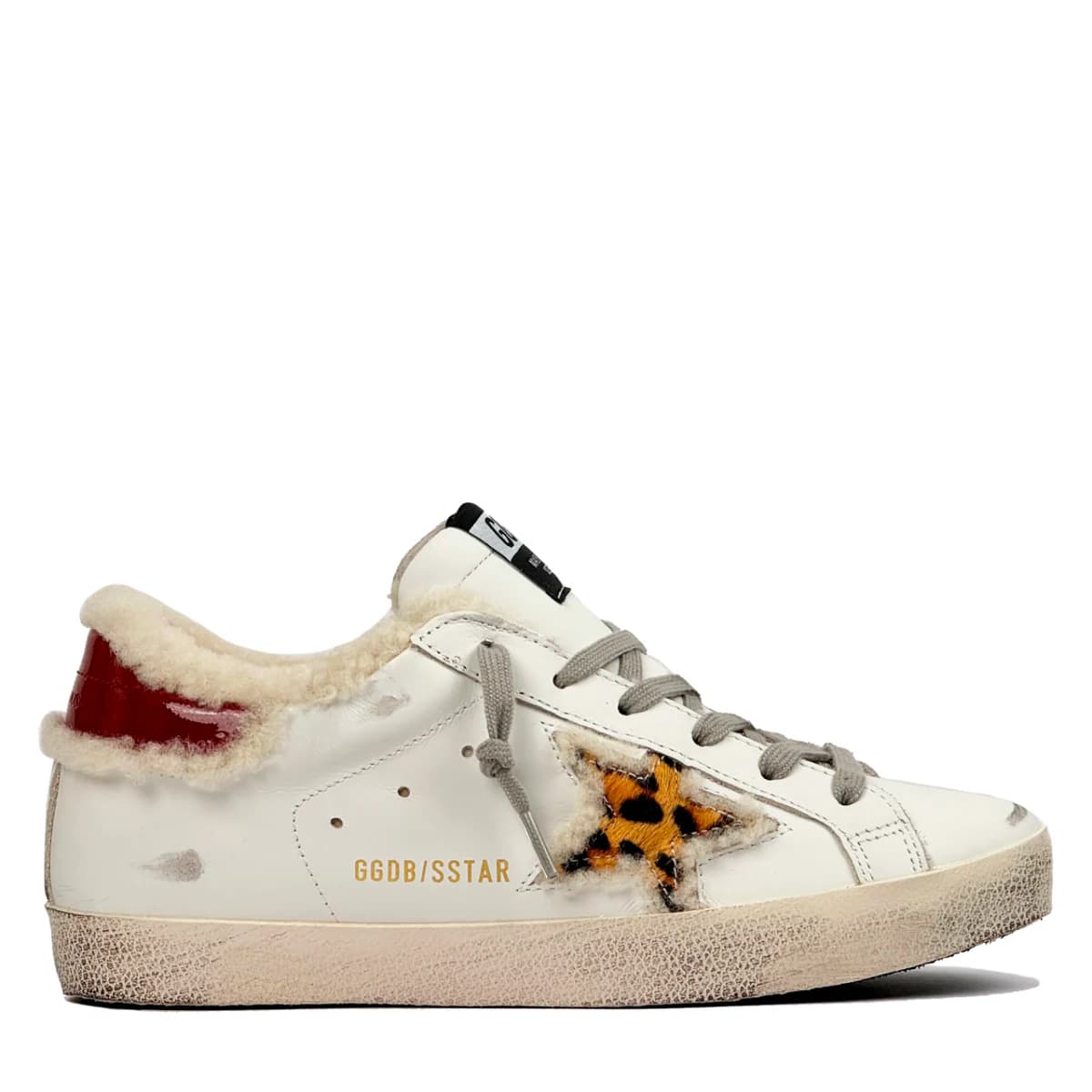 Женские кеды Super-Star Winter White Shearling Leopard Star цена 27 919 ₽ фото и описание в каталоге сайта goldengoose.moscow
