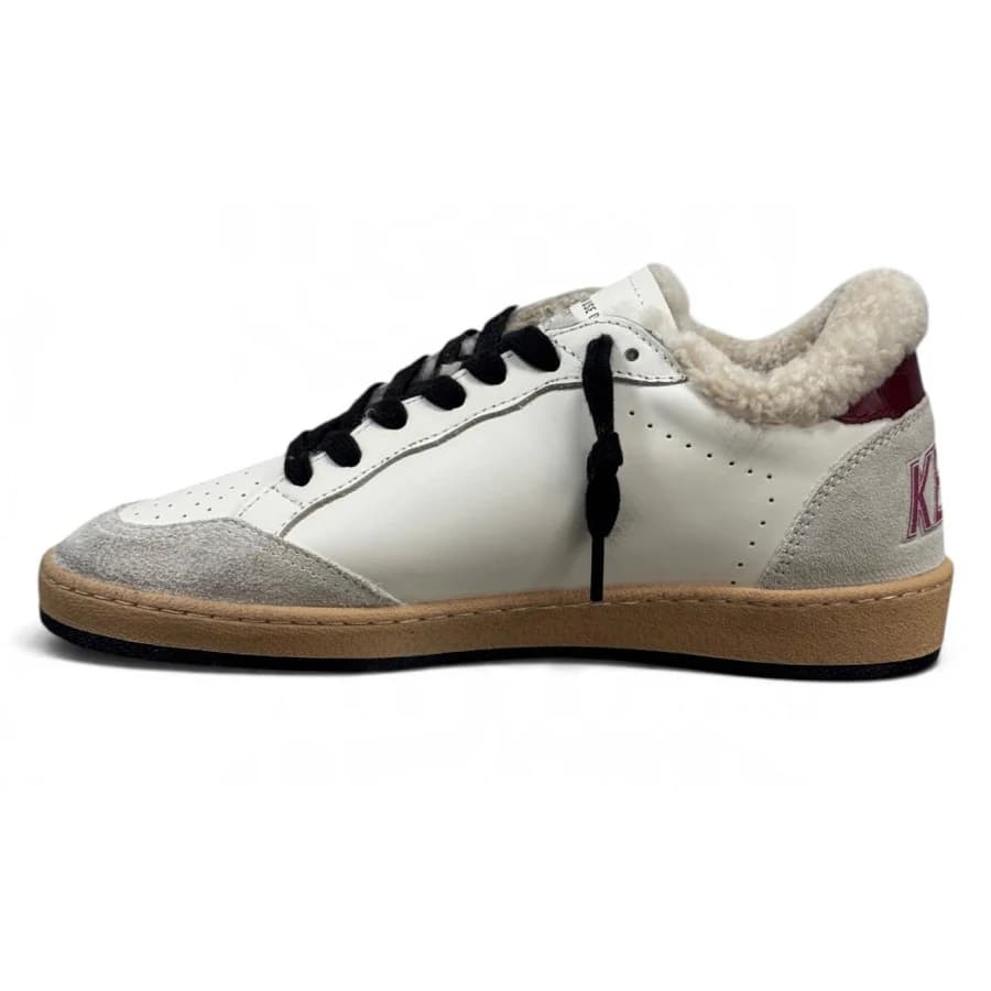 Женские кеды GOLDEN GOOSE WINTER BALL STAR WITH CHERRY CROCODILE STAR AND HEEL TAB цена 28 007 ₽ фото и описание в каталоге сайта goldengoose.moscow, фото 2