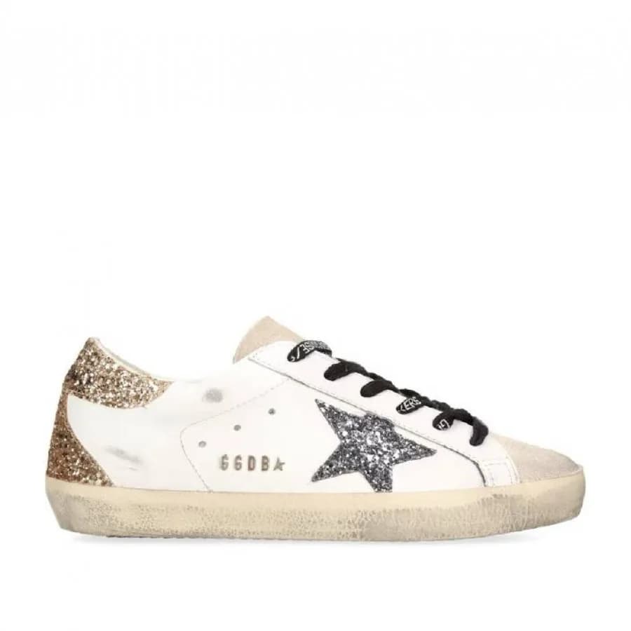 Женские кеды Golden Goose Super Star / Черная звезда / золотая пятка цена 24 733 ₽ фото и описание в каталоге сайта goldengoose.moscow