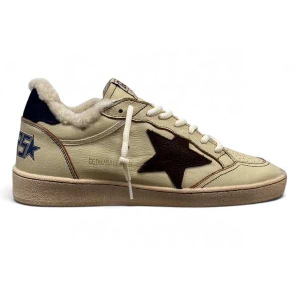 Мужские кеды GOLDEN GOOSE WINTER BALL STAR WITH BLACK STAR AND BLUE SUEDE HEEL TAB цена 27 931 ₽ фото и описание в каталоге сайта goldengoose.moscow