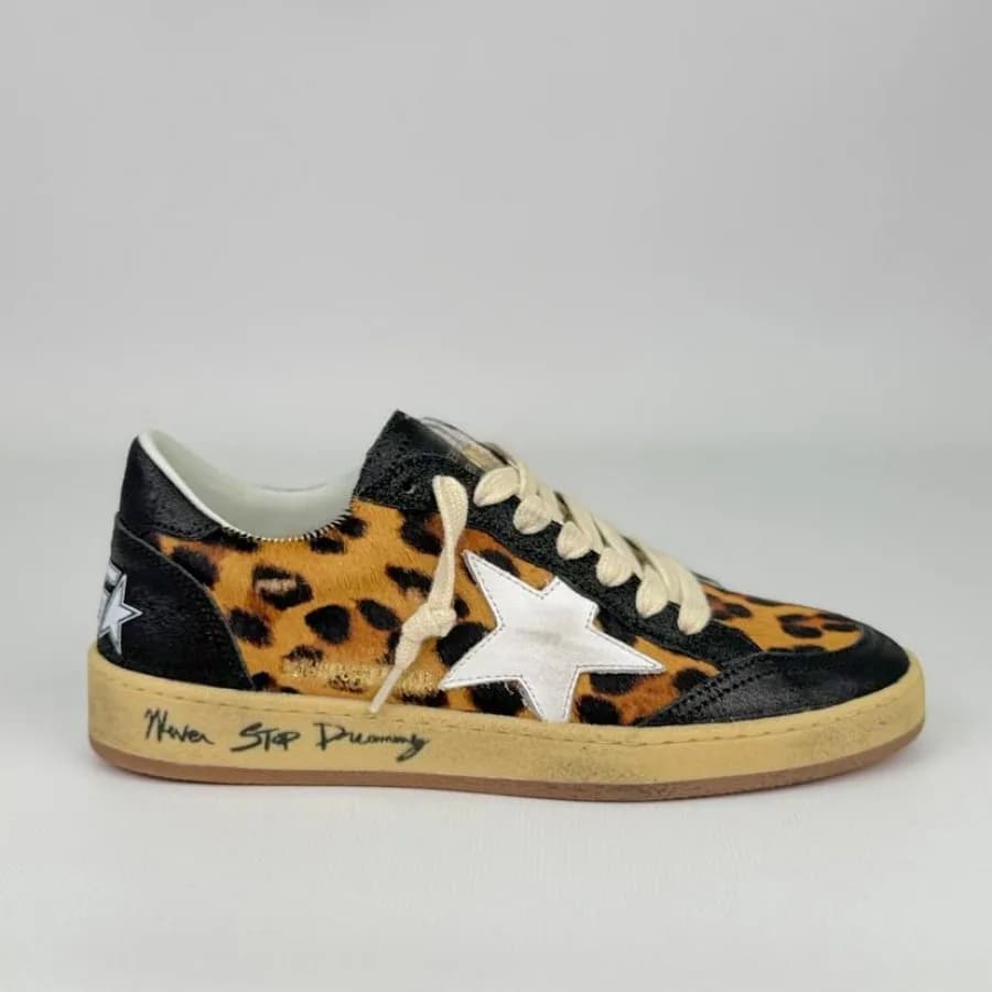 Женские кеды Golden Goose Ball Star / Leopapd print / Леопард цена 24 758 ₽ фото и описание в каталоге сайта goldengoose.moscow