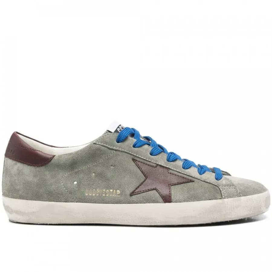 Мужские кеды Golden Goose Super Star/ Suede Dark Gray Men/ Замша тем-сер цена 25 038 ₽ фото и описание в каталоге сайта goldengoose.moscow
