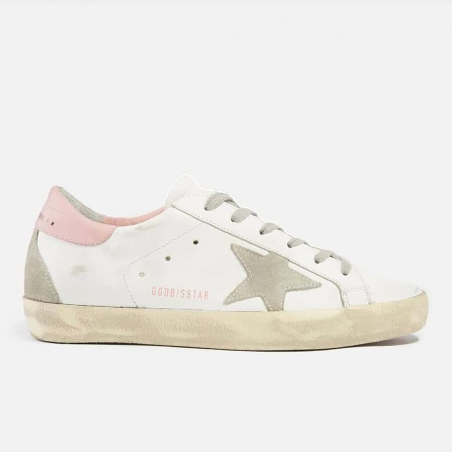 Женские кеды Golden Goose Super Star / Pink heel tab / Розовая пятка цена 24 875 ₽ фото и описание в каталоге сайта goldengoose.moscow