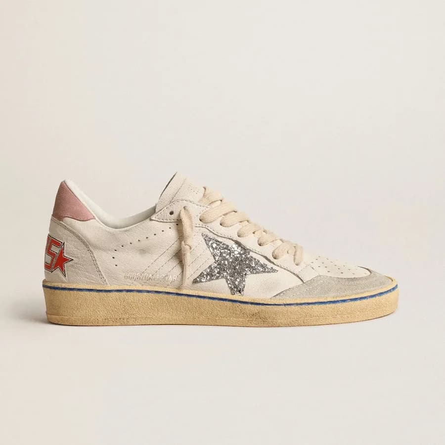 Женские кеды Golden Goose Ball Star / Pink suede heel tab / Розовая пятка цена 24 513 ₽ фото и описание в каталоге сайта goldengoose.moscow