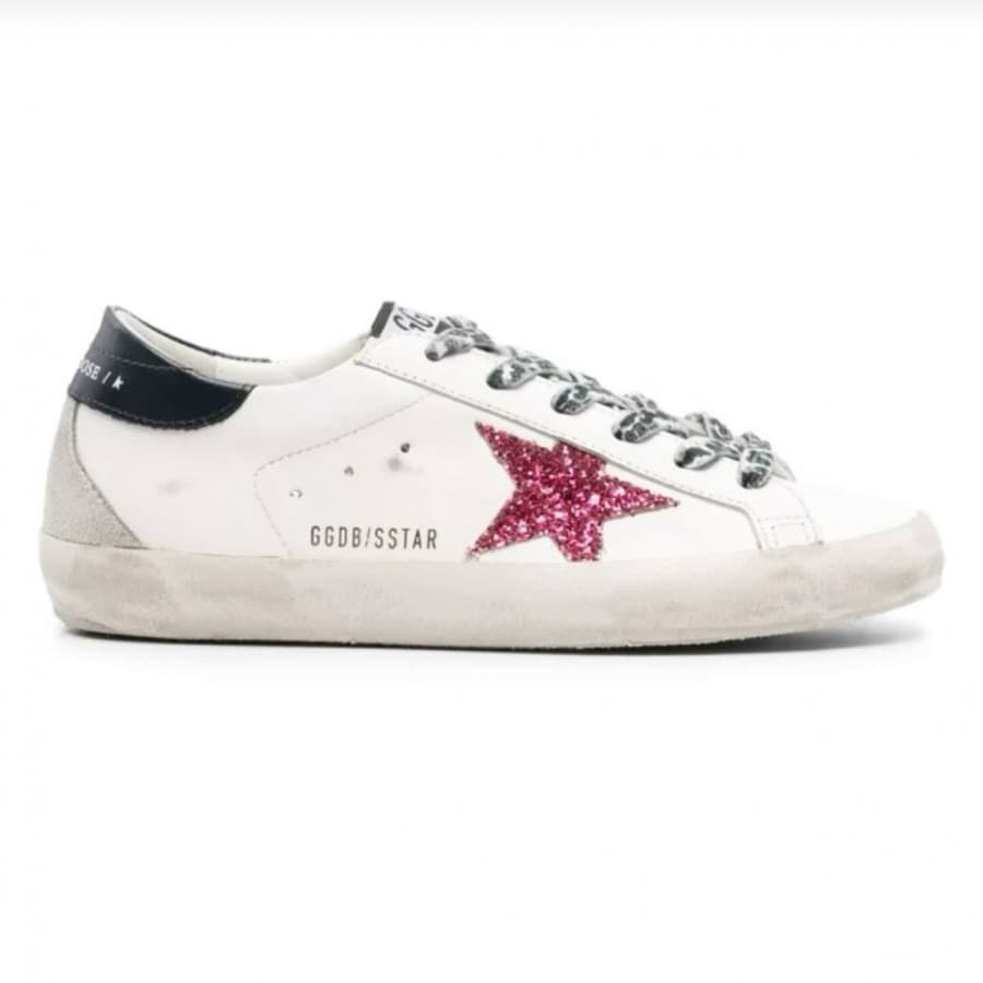 Женские кеды Golden Goose Super Star / Red glitter star / Красная звезда / Гранат цена 25 203 ₽ фото и описание в каталоге сайта goldengoose.moscow