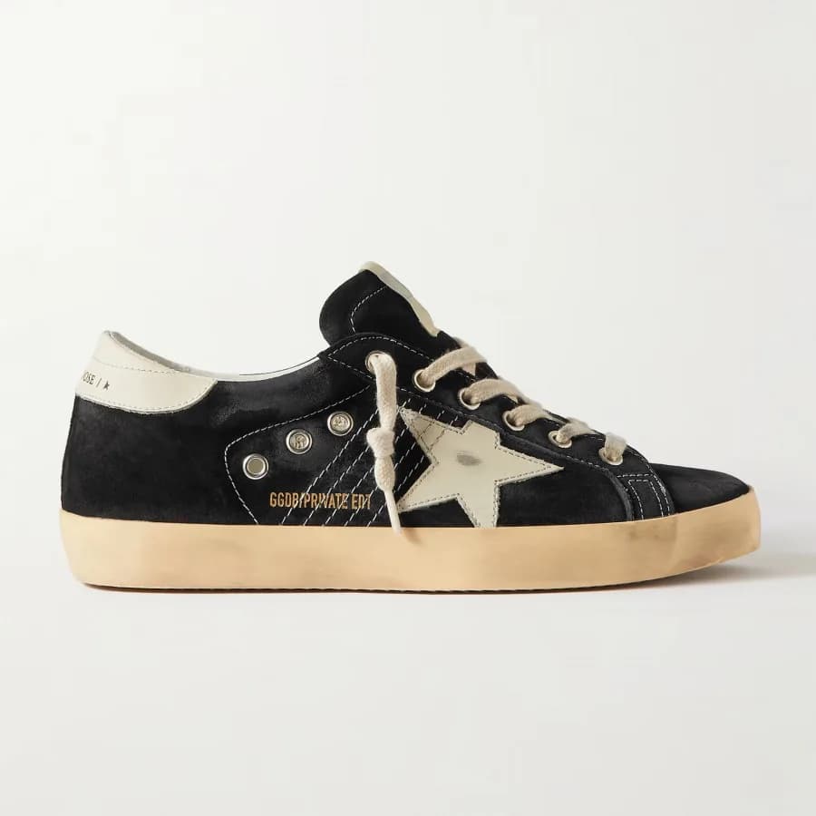 Женские кеды Golden Goose Super Star / Suede Black / Замша черная цена 24 966 ₽ фото и описание в каталоге сайта goldengoose.moscow