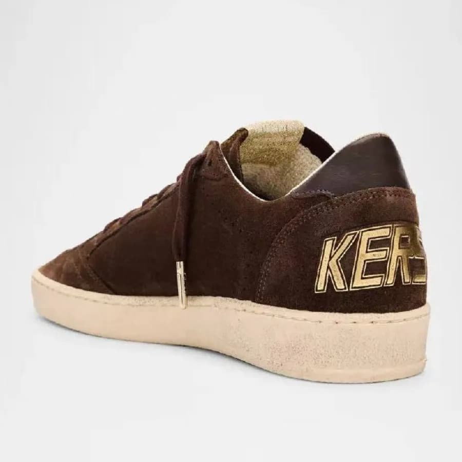 Женские кеды Golden Goose Ball Star / Замша коричневая цена 25 152 ₽ Женские кеды Golden Goose Ball Star / Замша коричневая цена 25 152 ₽ фото и описание в каталоге сайта goldengoose.moscow, фото 2