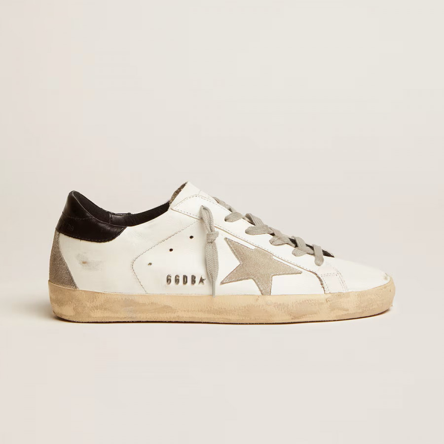 Golden Goose Super Star / Black heel tab Men / Черная пятка муж